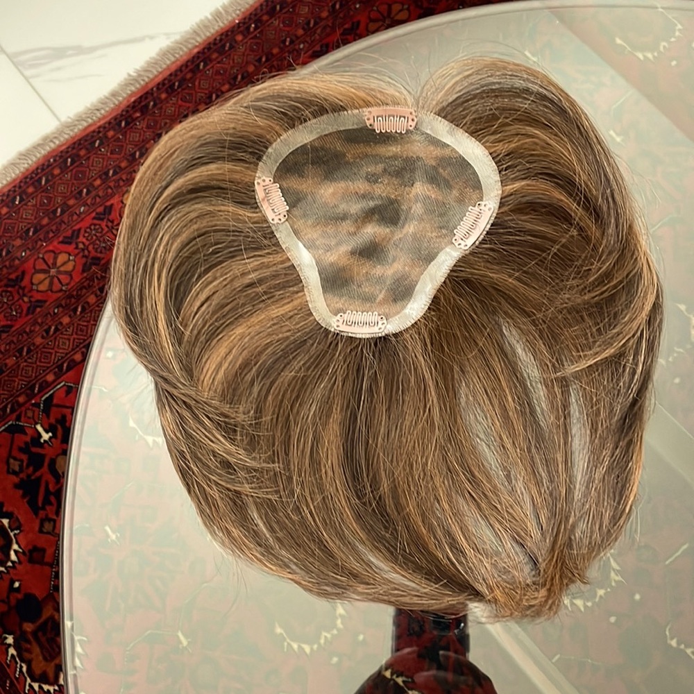 Jon Renau 8" EasiPart XL Heat Defiant Hairpiece - Smoke & Pet free home!